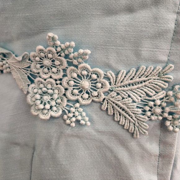 🖤 VINTAGE Unique Robin's egg blue 60s mod Jackie MCM dress coat set - Picture 6 of 7